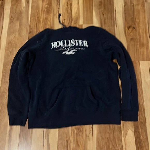 large hollister hoodie dark blue - Picture 1 of 1